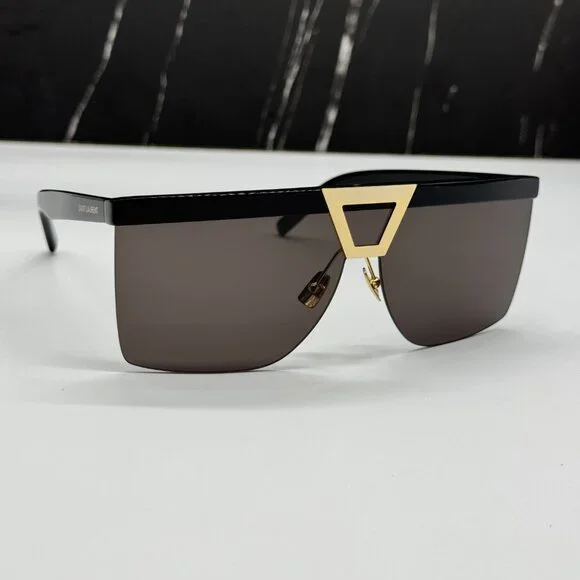 NEW SAINT LAURENT SL537 PALACE 001 SUNGLASSES BLACK EYEWEAR SL 537 PALACE 001 Saint Laurent Sun SL 537 Palace 001 Sunglasses - US main image 3